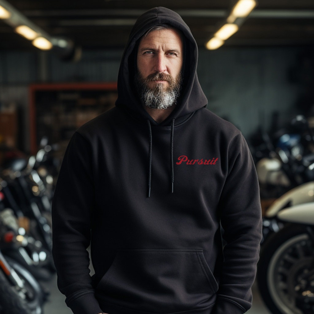 Indian Pursuit Hoodie - Motorcycle Sweatshirt for Biker