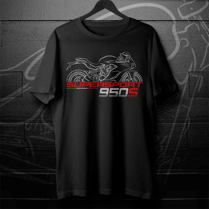 Ducati Supersport 950 Inspired T-Shirt - Motorcycle Tee Shirt for Riders