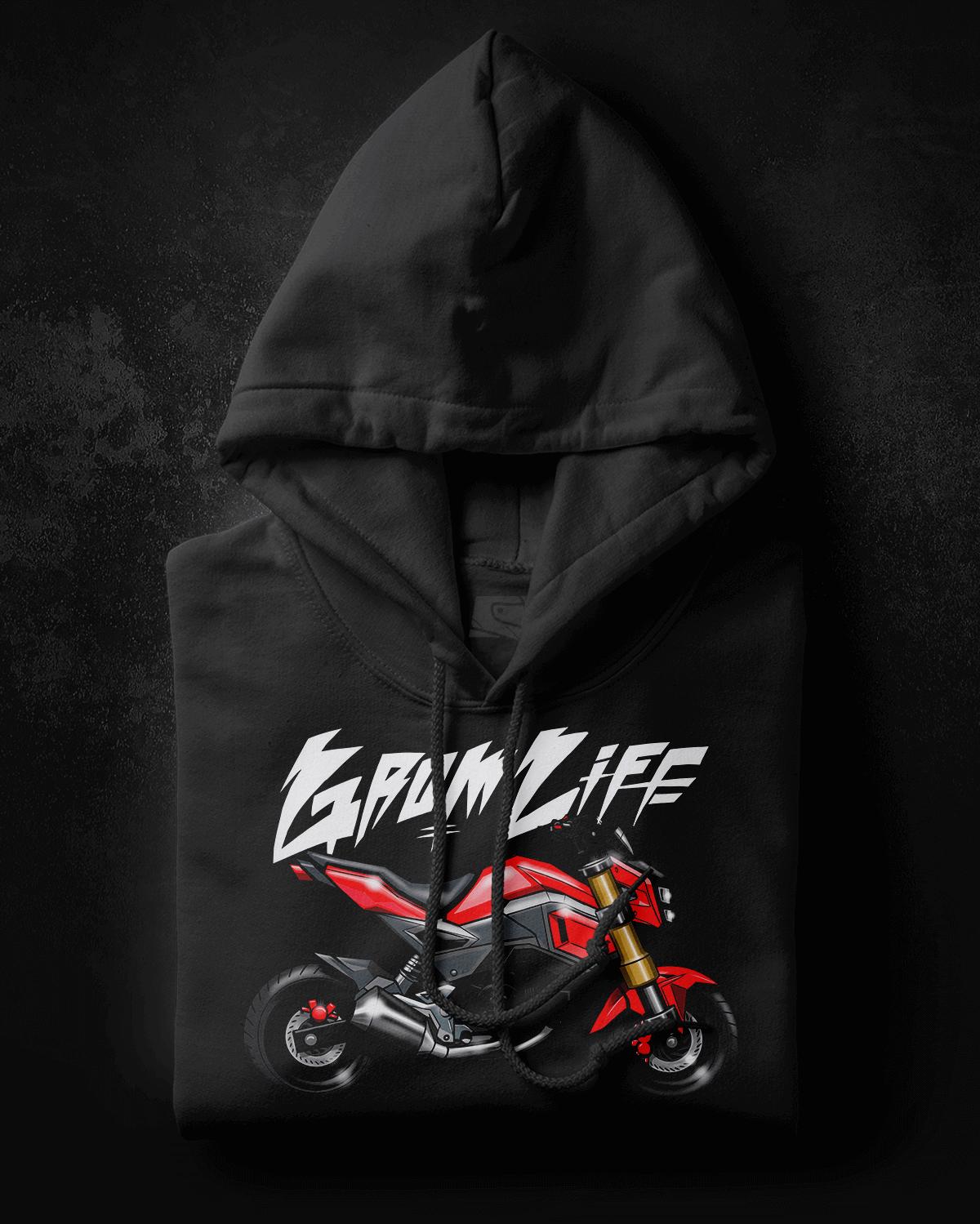 Honda Grom 2016-20 Inspired Hoodie - Motorcycle Sweatshirt