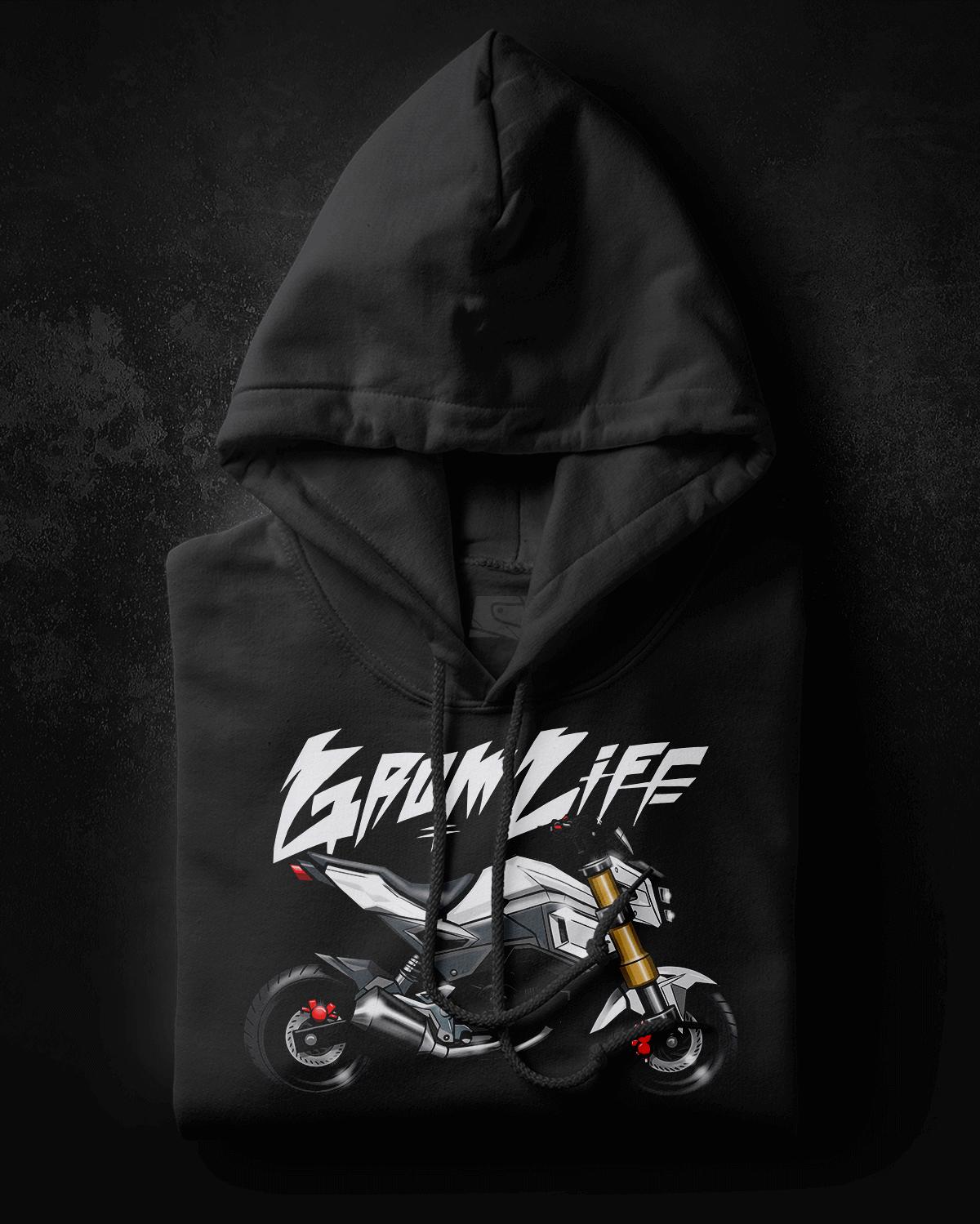 Honda Grom 2016-20 Inspired Hoodie - Motorcycle Sweatshirt