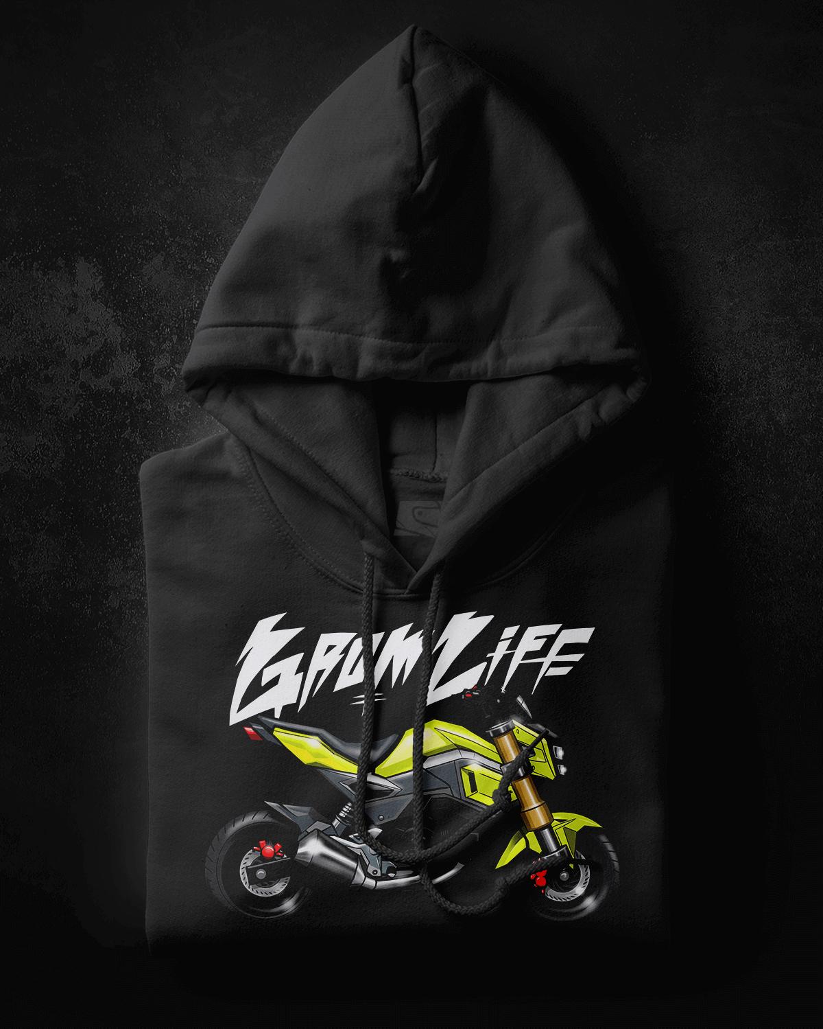 Honda Grom 2016-20 Inspired Hoodie - Motorcycle Sweatshirt