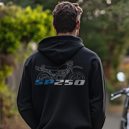 Suzuki SP250 1982 - 1985 Inspired Hoodie - Motorcycle Sweatshirt for Riders