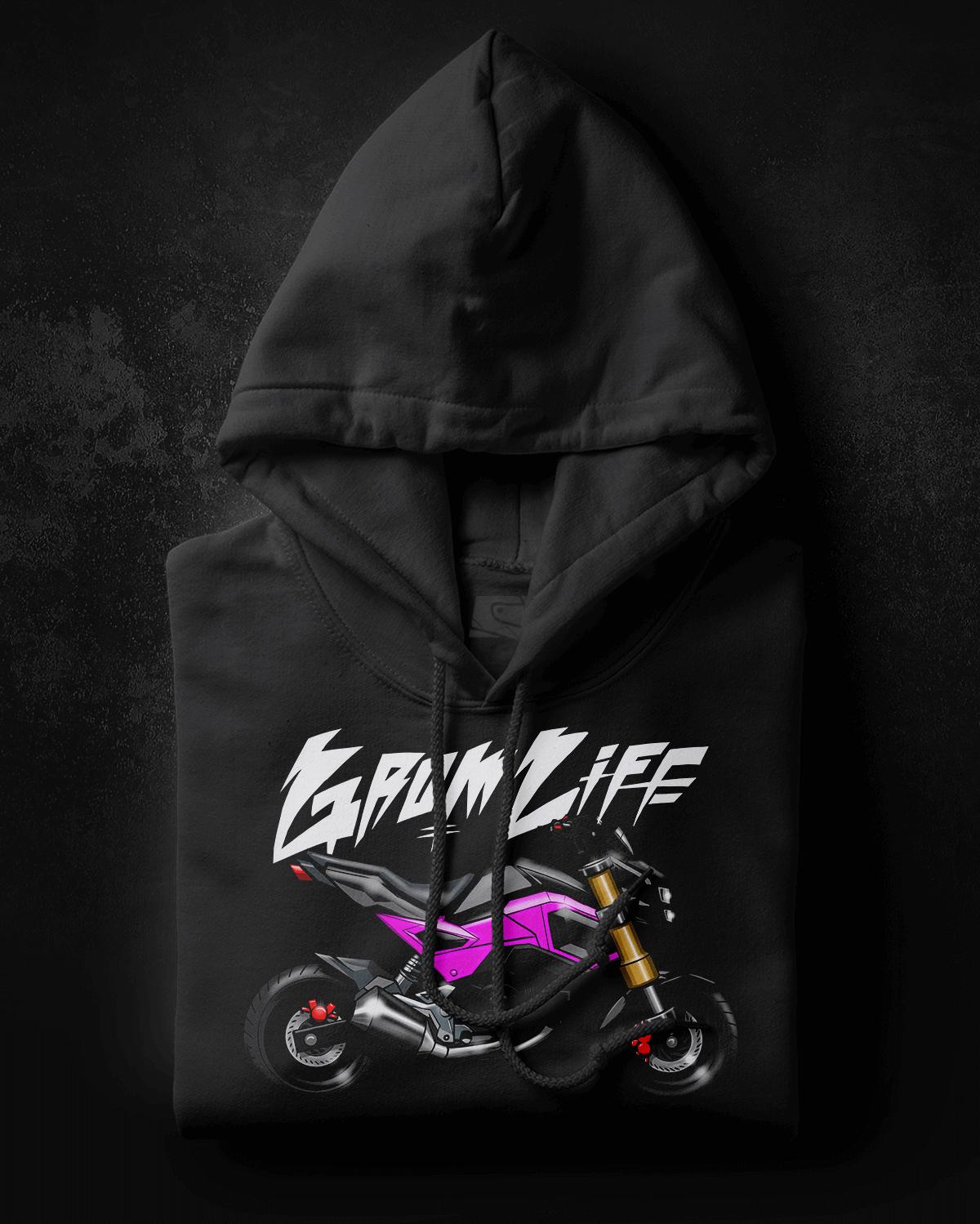 Honda Grom 2016-20 Inspired Hoodie - Motorcycle Sweatshirt