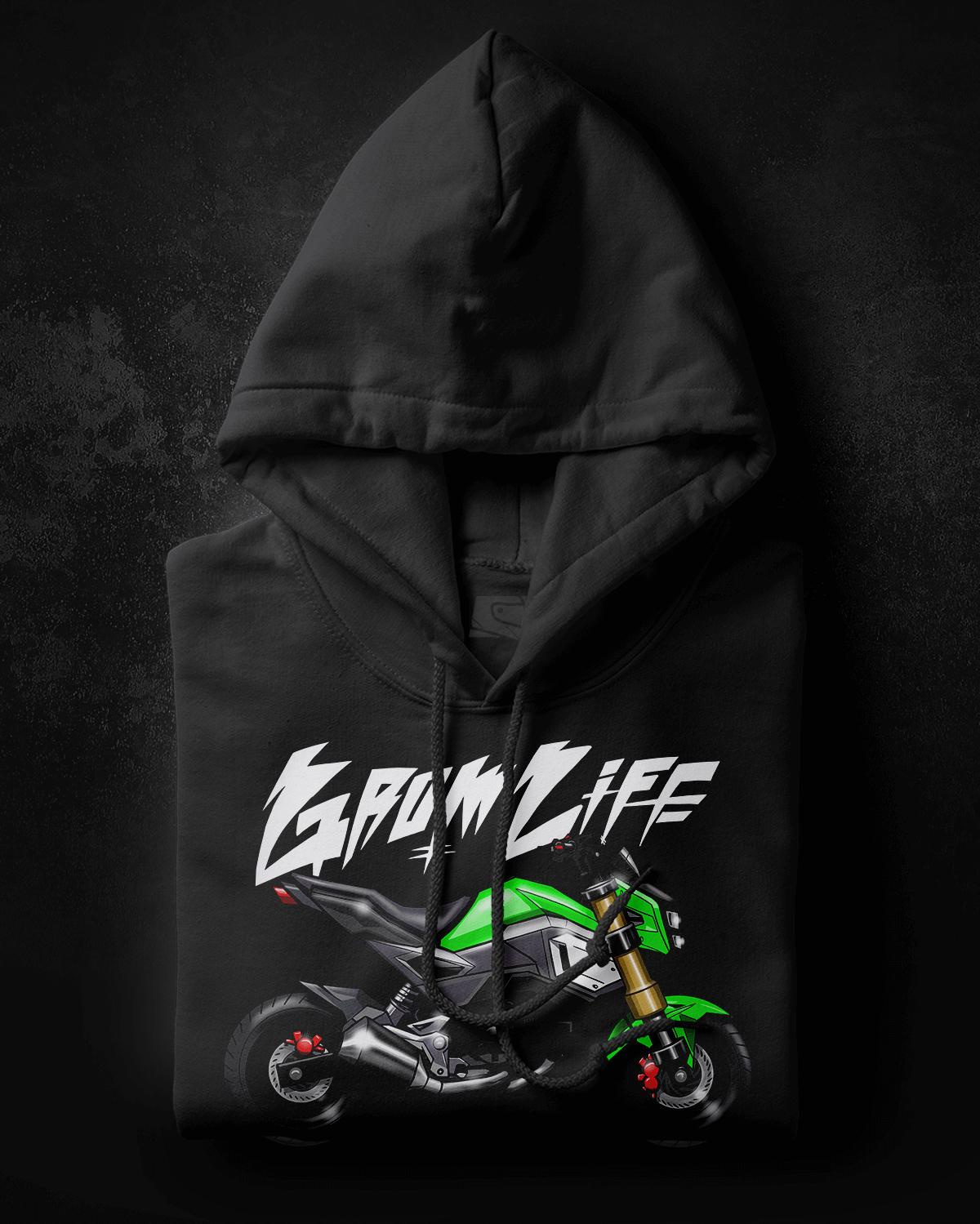 Honda Grom 2016-20 Inspired Hoodie - Motorcycle Sweatshirt