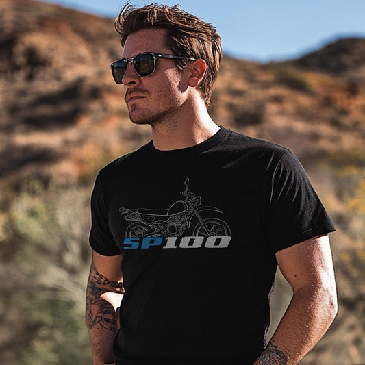 Suzuki SP100 1983 Inspired T-Shirt - Motorcycle Tee Shirt for Riders