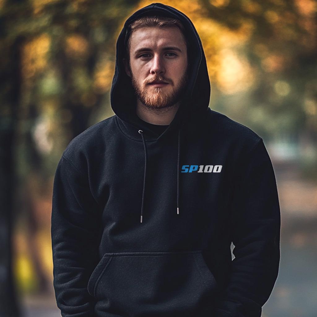 Suzuki SP100 1983 Inspired Hoodie - Motorcycle Sweatshirt for Riders