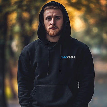 Suzuki SP100 1983 Inspired Hoodie - Motorcycle Sweatshirt for Riders
