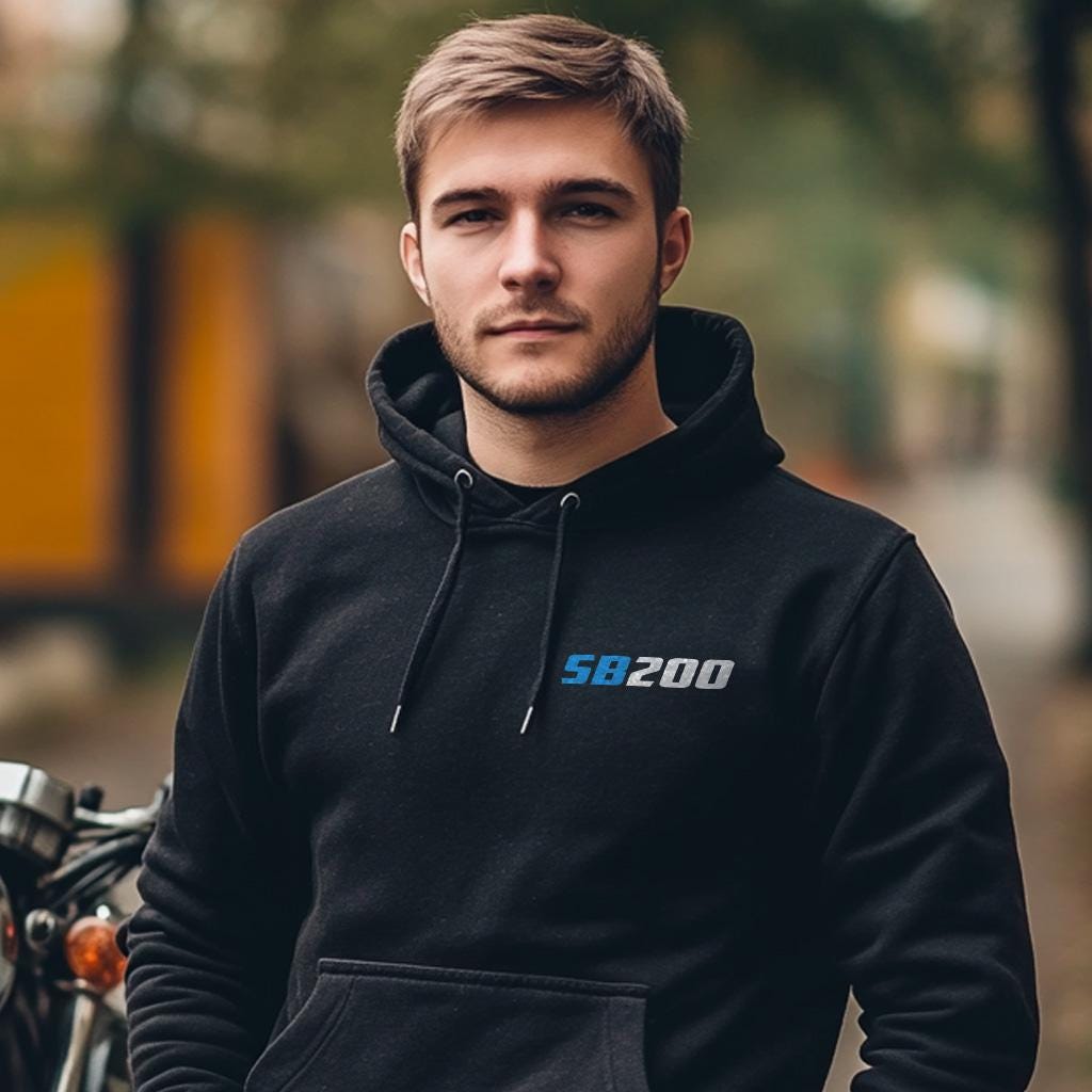 Suzuki SB200 1979 - 1981 Inspired Hoodie - Motorcycle Sweatshirt for Riders