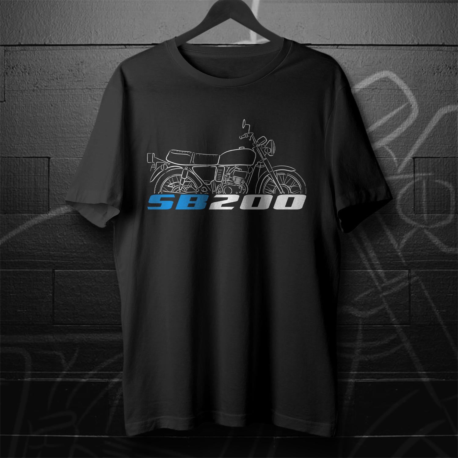 Suzuki SB200 1979 - 1981 Inspired T-Shirt - Motorcycle Tee Shirt for Riders