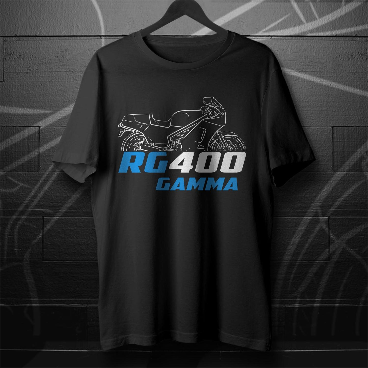 Suzuki RG400 Gamma Inspired T-Shirt - Motorcycle Tee Shirt for Riders
