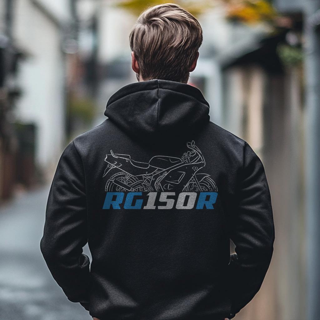 Suzuki RG150R Inspired Hoodie - Motorcycle Sweatshirt for Riders
