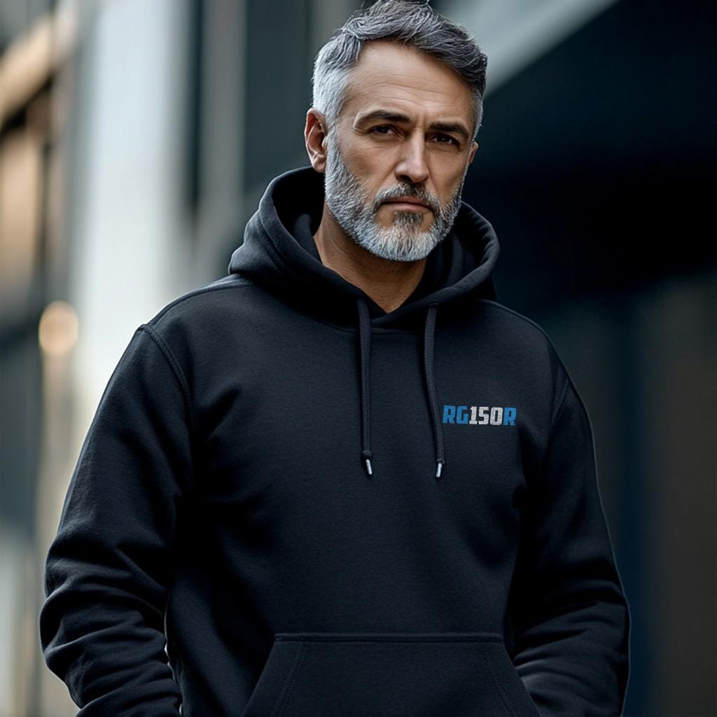 Suzuki RG150R Inspired Hoodie - Motorcycle Sweatshirt for Riders