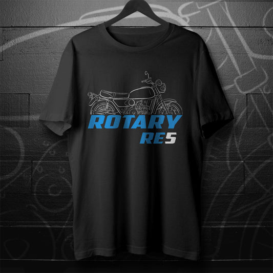 Suzuki RE5 Rotary 1974 - 1976 Inspired T-Shirt - Motorcycle Tee Shirt for Riders