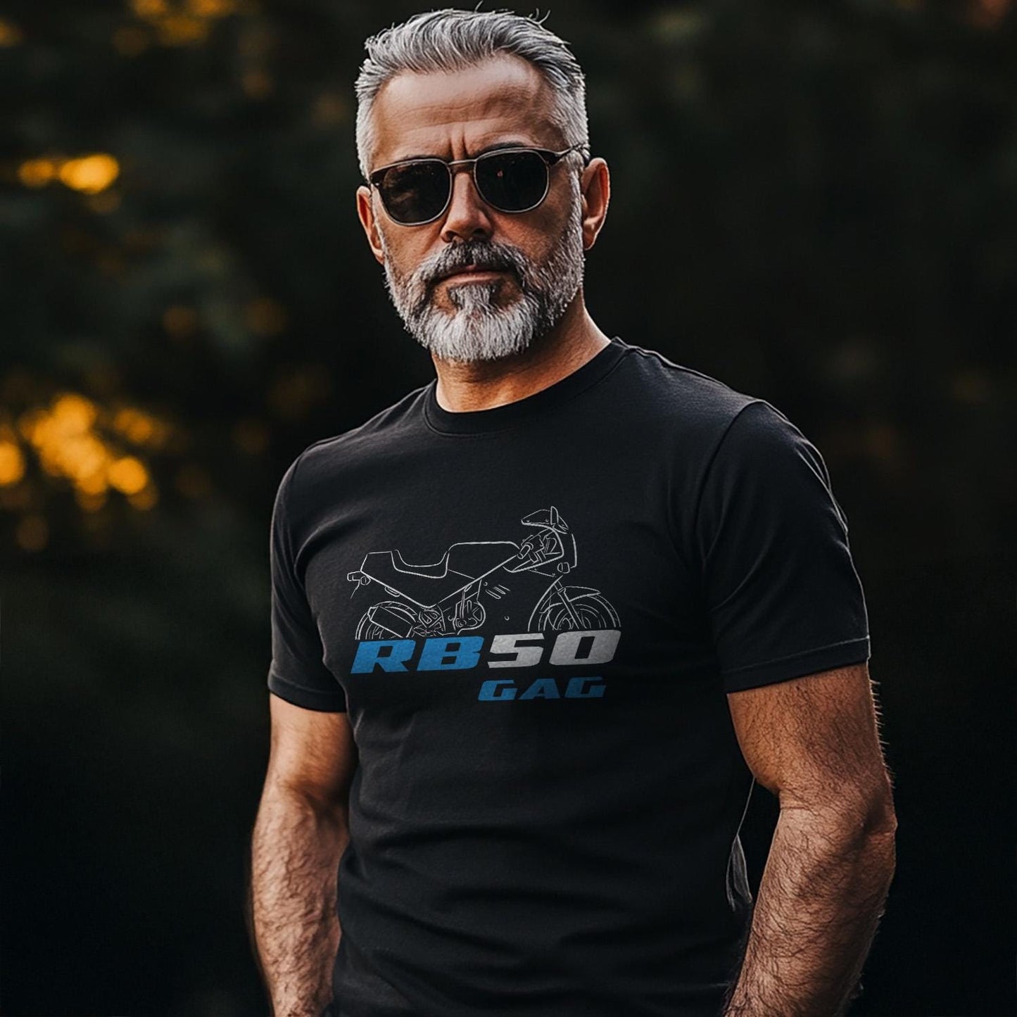 Suzuki RB50 GAG 1986 - 1987 Inspired T-Shirt - Motorcycle Tee Shirt for Riders