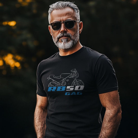 Suzuki RB50 GAG 1986 - 1987 Inspired T-Shirt - Motorcycle Tee Shirt for Riders