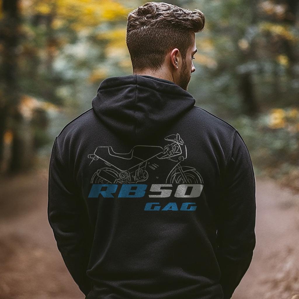 Suzuki RB50 GAG 1986 - 1987 Inspired Hoodie - Motorcycle Sweatshirt for Riders