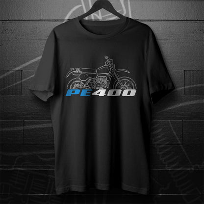 Suzuki PE400 1980 - 1982 Inspired T-Shirt - Motorcycle Tee Shirt for Riders