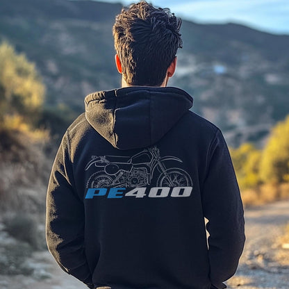 Suzuki PE400 1980 - 1982 Inspired Hoodie - Motorcycle Sweatshirt for Riders