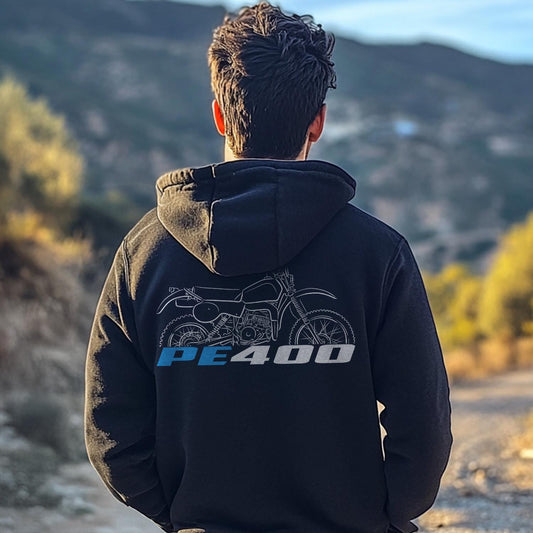 Suzuki PE400 1980 - 1982 Inspired Hoodie - Motorcycle Sweatshirt for Riders