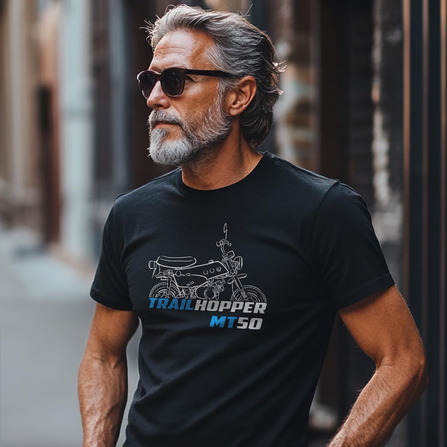 Suzuki MT50 TrailHopper 1971 - 1973 Inspired T-Shirt - Motorcycle Tee Shirt for Riders