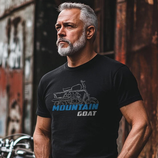 Suzuki Mountain Goat 1963 - 1966 Inspired T-Shirt - Motorcycle Tee Shirt for Riders