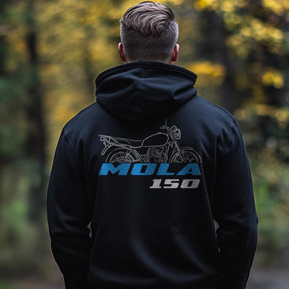 Suzuki Mola 150 Inspired Hoodie - Motorcycle Sweatshirt for Riders