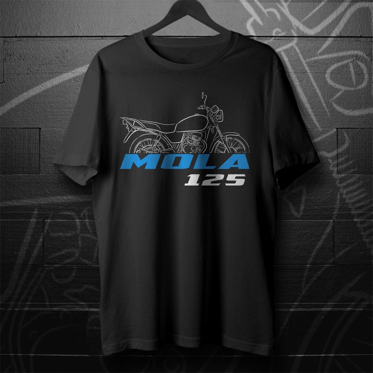 Suzuki Mola 125 Inspired T-Shirt - Motorcycle Tee Shirt for Riders