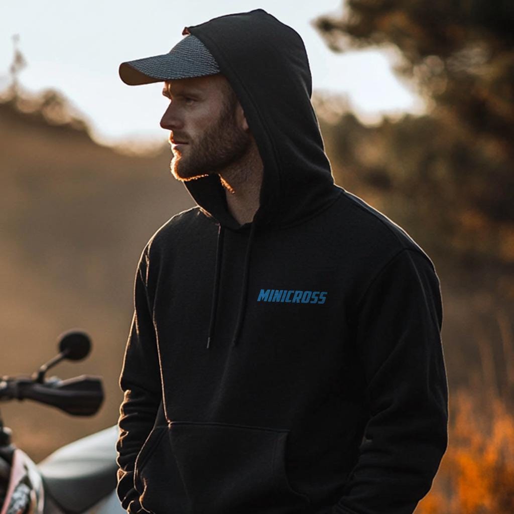 Suzuki Minicross Inspired Hoodie - Motorcycle Sweatshirt for Riders