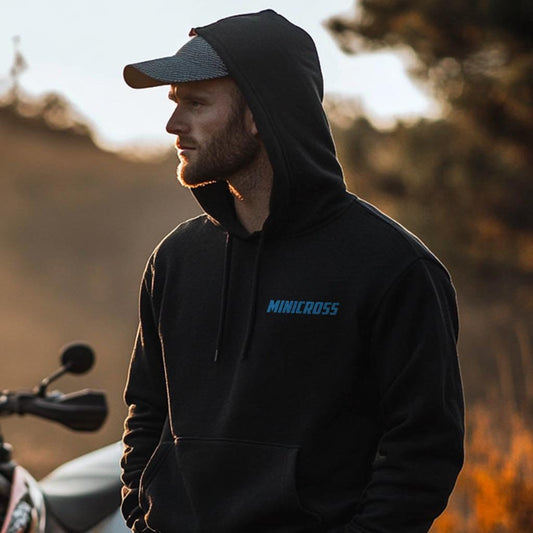 Suzuki Minicross Inspired Hoodie - Motorcycle Sweatshirt for Riders