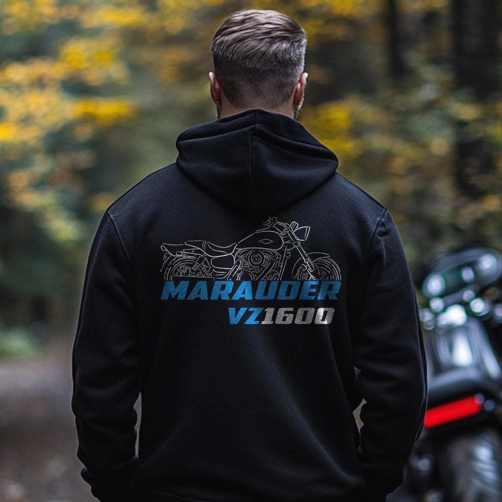 Suzuki VZ1600 Marauder Inspired Hoodie - Motorcycle Sweatshirt for Riders