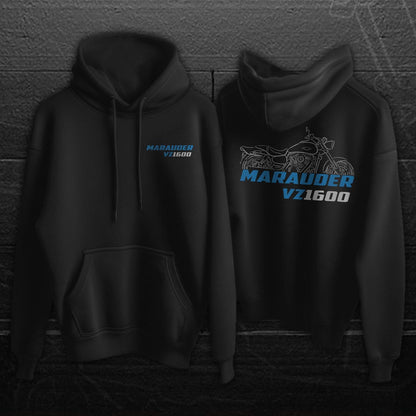 Suzuki VZ1600 Marauder Inspired Hoodie - Motorcycle Sweatshirt for Riders