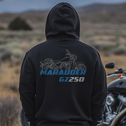 Suzuki GZ250 Marauder Inspired Hoodie - Motorcycle Sweatshirt for Riders