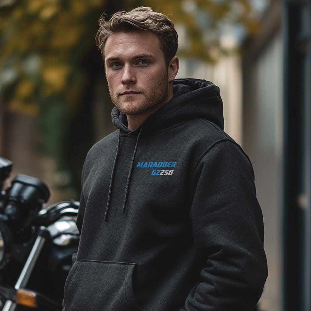 Suzuki GZ250 Marauder Inspired Hoodie - Motorcycle Sweatshirt for Riders