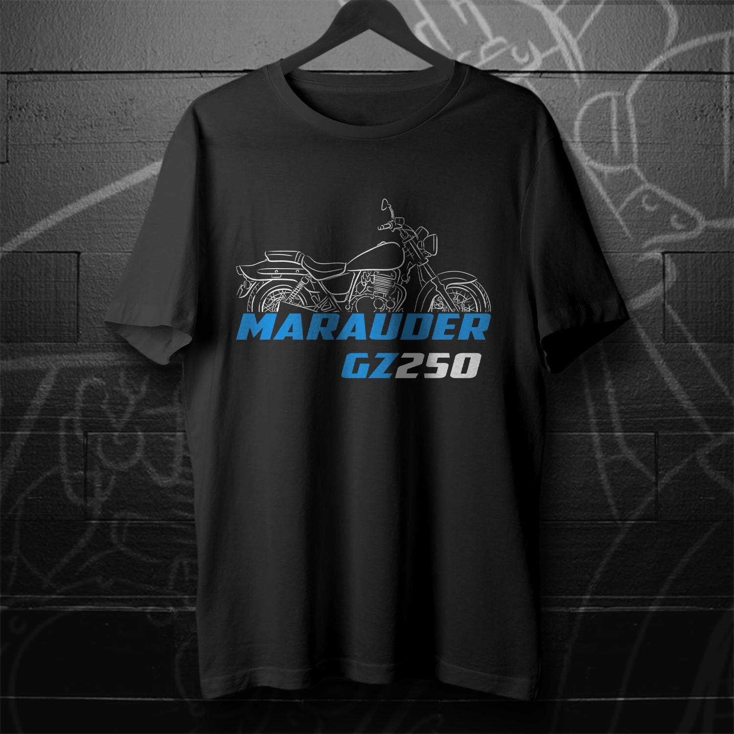 Suzuki GZ250 Marauder Inspired T-Shirt - Motorcycle Tee Shirt for Riders