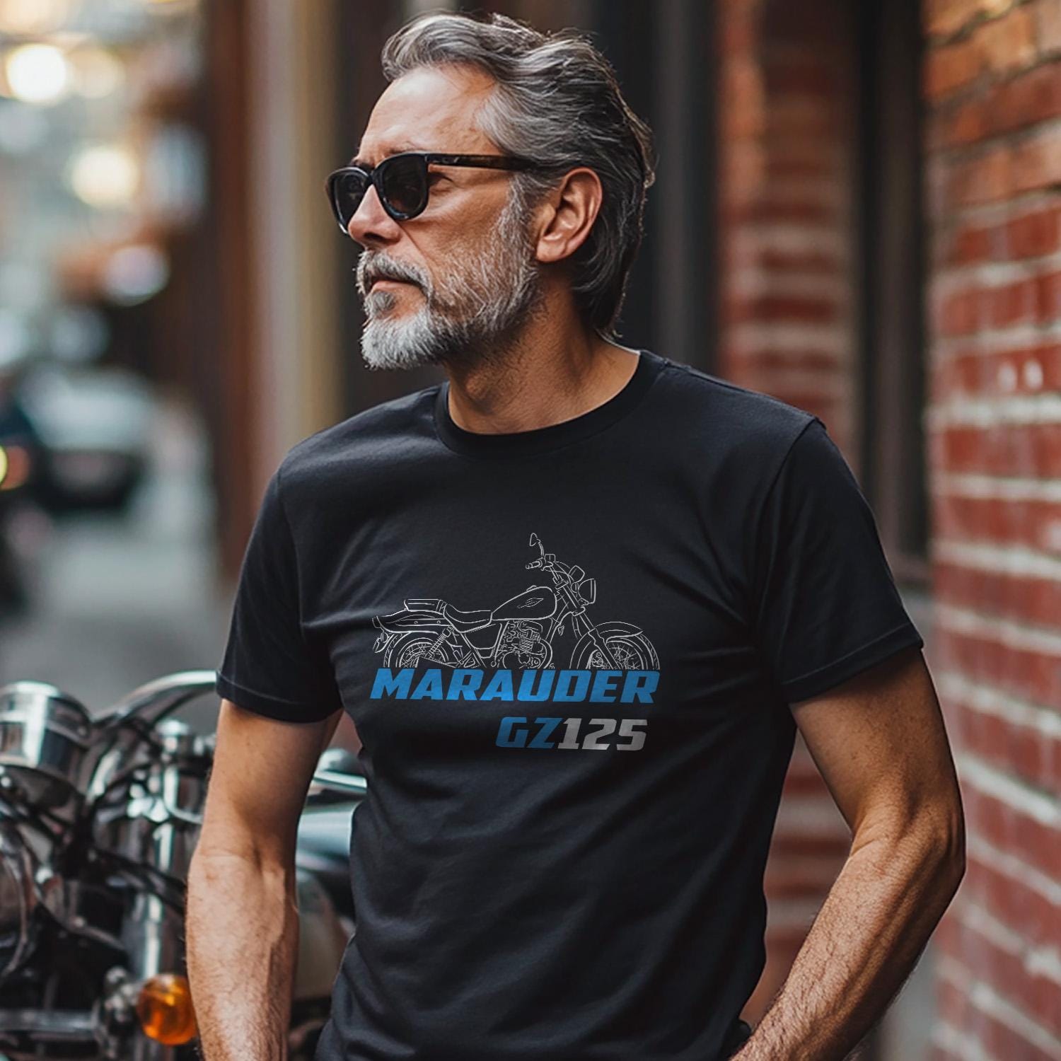 Suzuki GZ125 Marauder Inspired T-Shirt - Motorcycle Tee Shirt for Riders