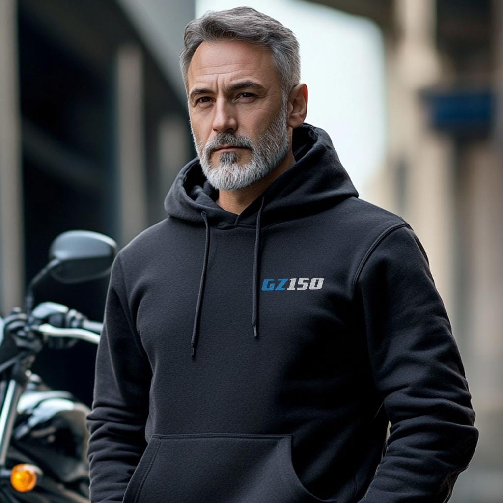 Suzuki GZ150 Inspired Hoodie - Motorcycle Sweatshirt for Riders