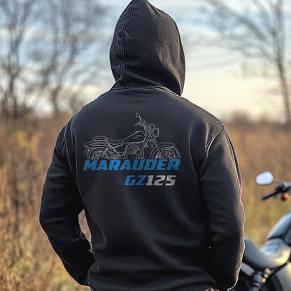 Suzuki GZ125 Marauder Inspired Hoodie - Motorcycle Sweatshirt for Riders