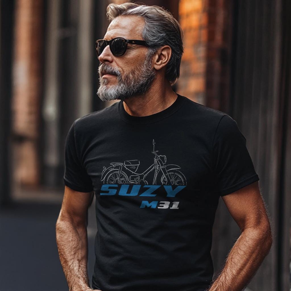 Suzuki M31 Suzy 1964 - 1968 Inspired T-Shirt - Motorcycle Tee Shirt for Riders