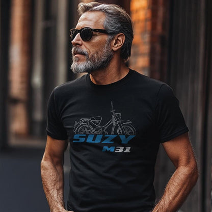 Suzuki M31 Suzy 1964 - 1968 Inspired T-Shirt - Motorcycle Tee Shirt for Riders
