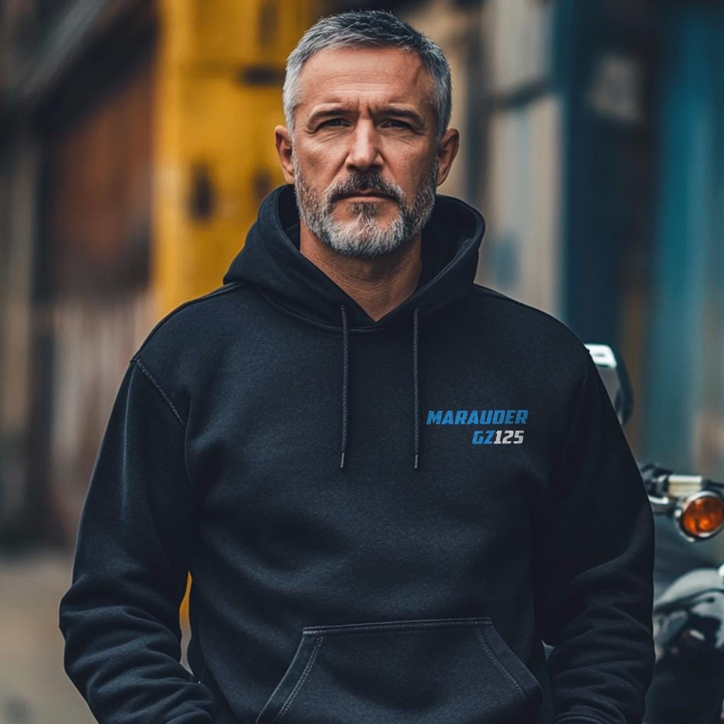 Suzuki GZ125 Marauder Inspired Hoodie - Motorcycle Sweatshirt for Riders