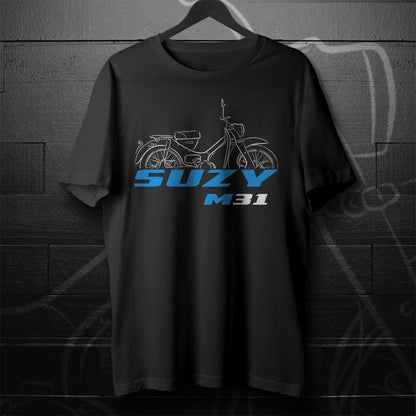 Suzuki M31 Suzy 1964 - 1968 Inspired T-Shirt - Motorcycle Tee Shirt for Riders