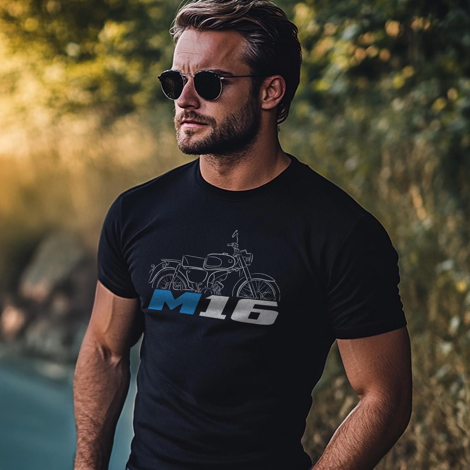 Suzuki M16 1966 Inspired T-Shirt - Motorcycle Tee Shirt for Riders