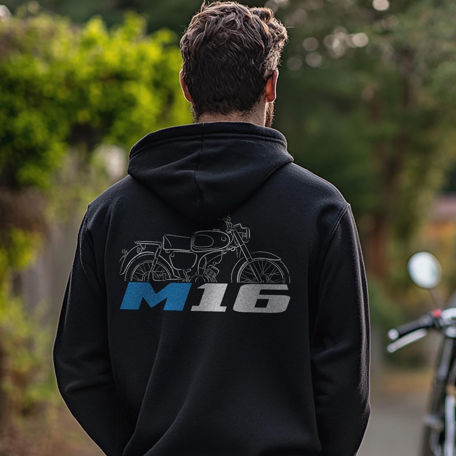 Suzuki M16 1966 Inspired Hoodie - Motorcycle Sweatshirt for Riders