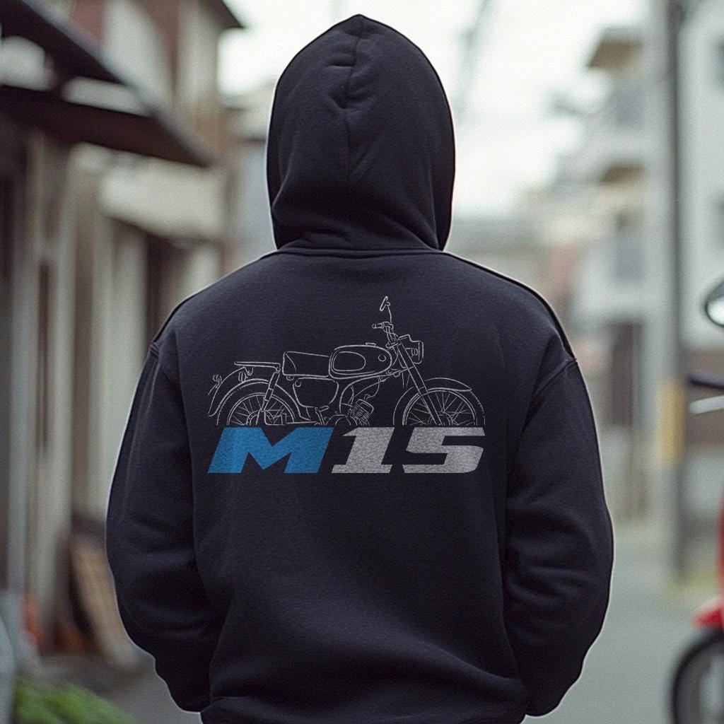 Suzuki M15 1965 - 1966 Inspired Hoodie - Motorcycle Sweatshirt for Riders