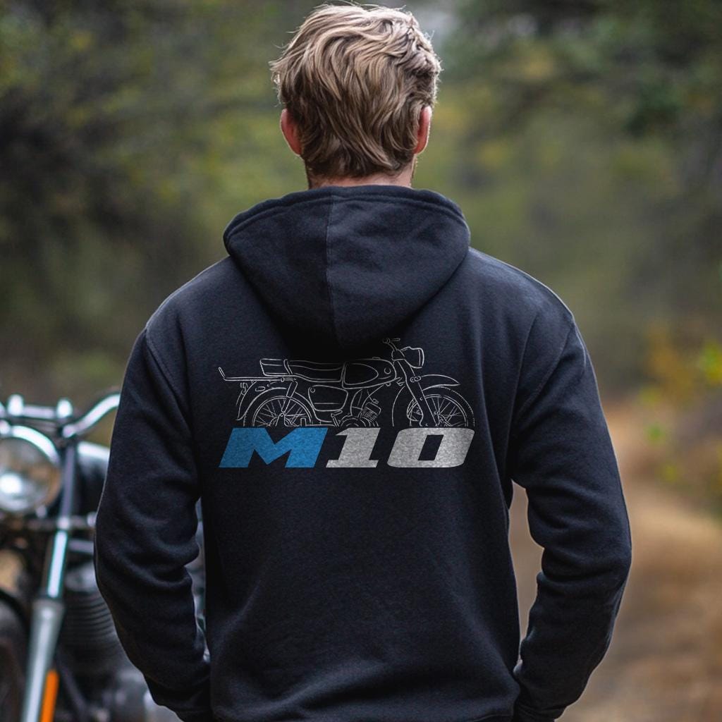 Suzuki M10 Inspired Hoodie - Motorcycle Sweatshirt for Riders