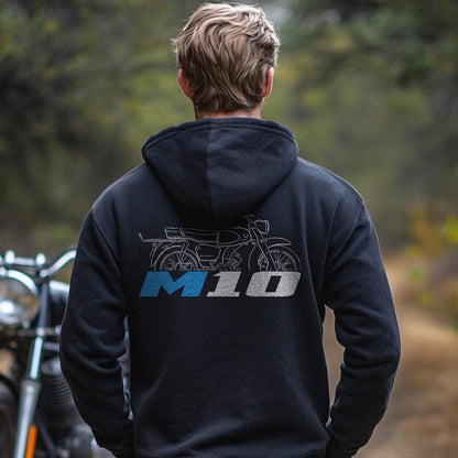 Suzuki M10 Inspired Hoodie - Motorcycle Sweatshirt for Riders