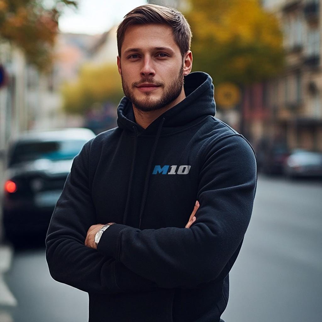 Suzuki M10 Inspired Hoodie - Motorcycle Sweatshirt for Riders