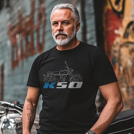 Suzuki K50 Inspired T-Shirt - Motorcycle Tee Shirt for Riders