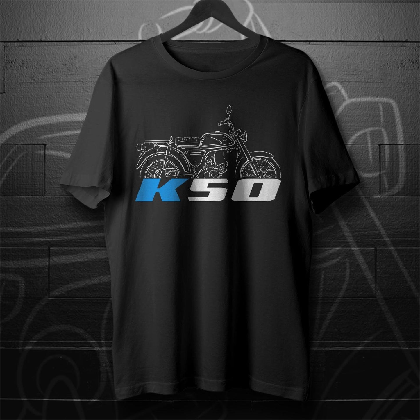 Suzuki K50 Inspired T-Shirt - Motorcycle Tee Shirt for Riders