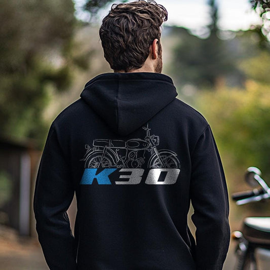 Suzuki K30 1966 Inspired Hoodie - Motorcycle Sweatshirt for Riders